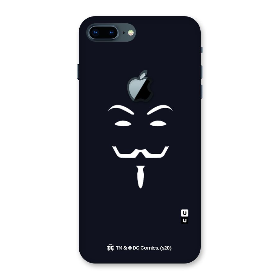 Minimal Anonymous Mask Back Case for iPhone 7 Plus Apple Cut