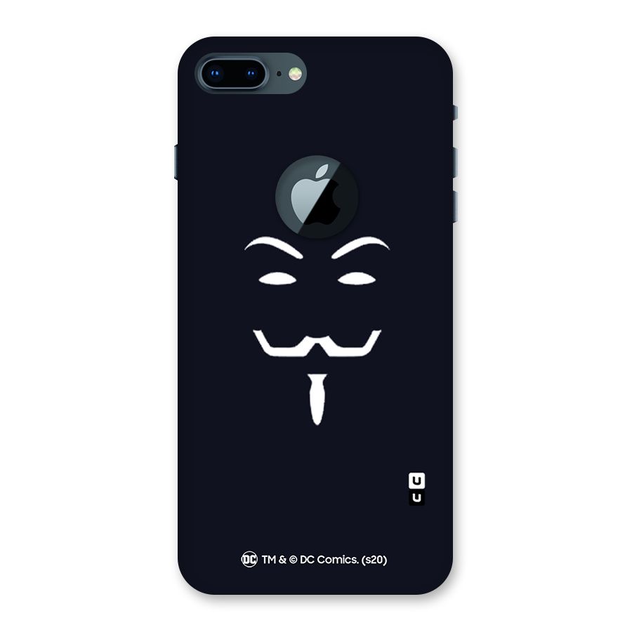 Minimal Anonymous Mask Back Case for iPhone 7 Plus Logo Cut