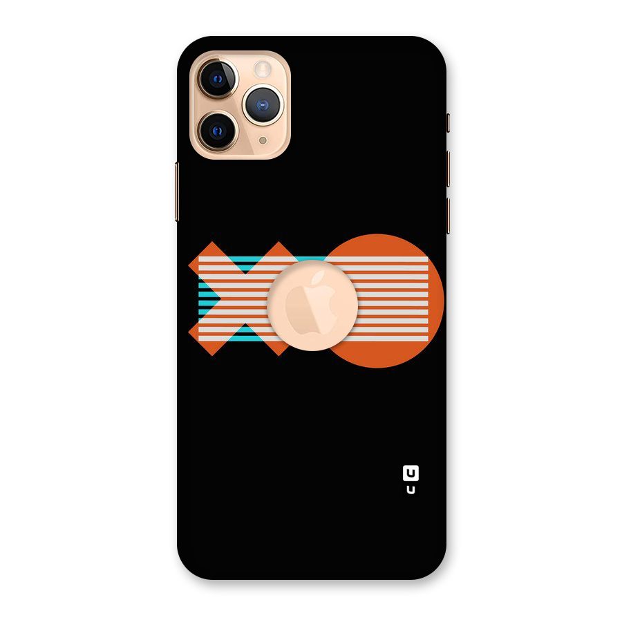 Minimal Art Back Case for iPhone 11 Pro Max Logo Cut