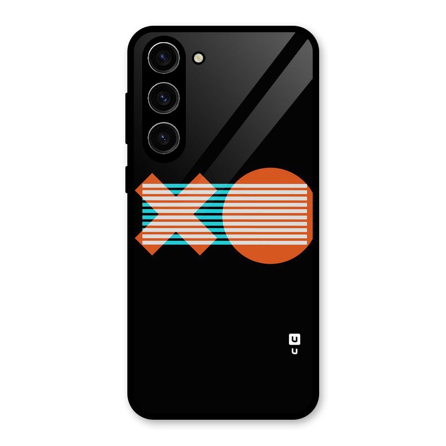 Minimal Art Glass Back Case for Galaxy S23 Plus
