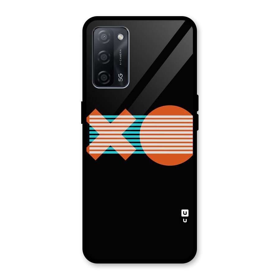 Minimal Art Glass Back Case for Oppo A53s 5G