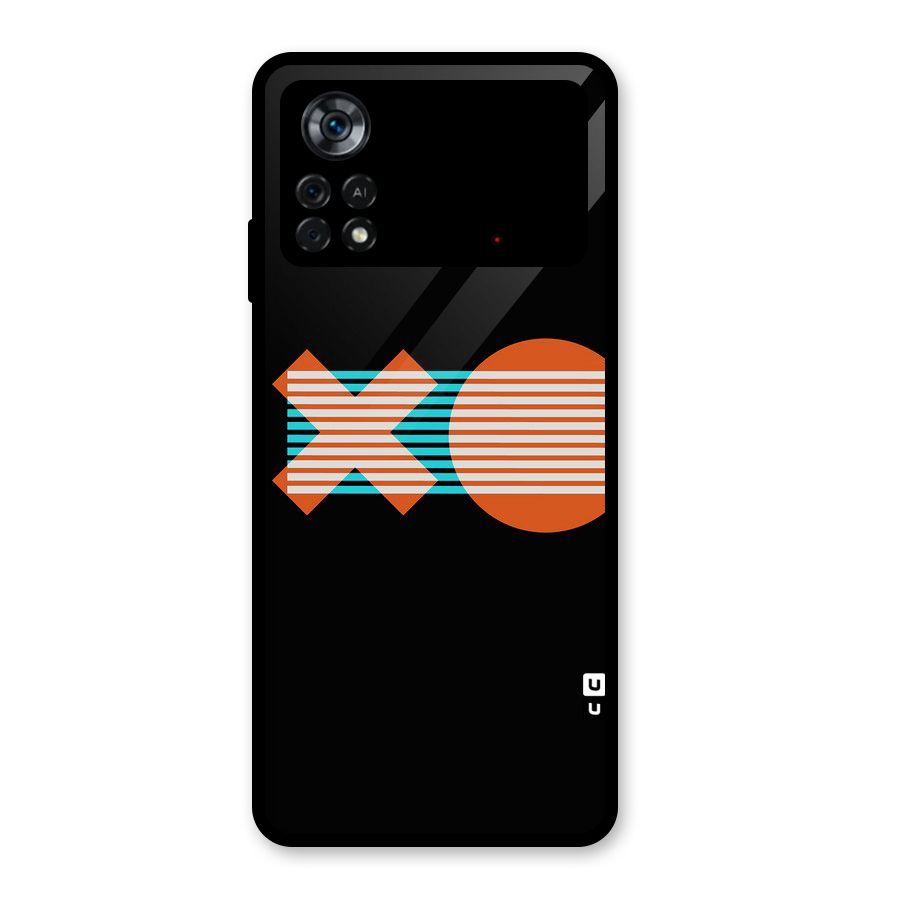 Minimal Art Glass Back Case for Poco X4 Pro 5G