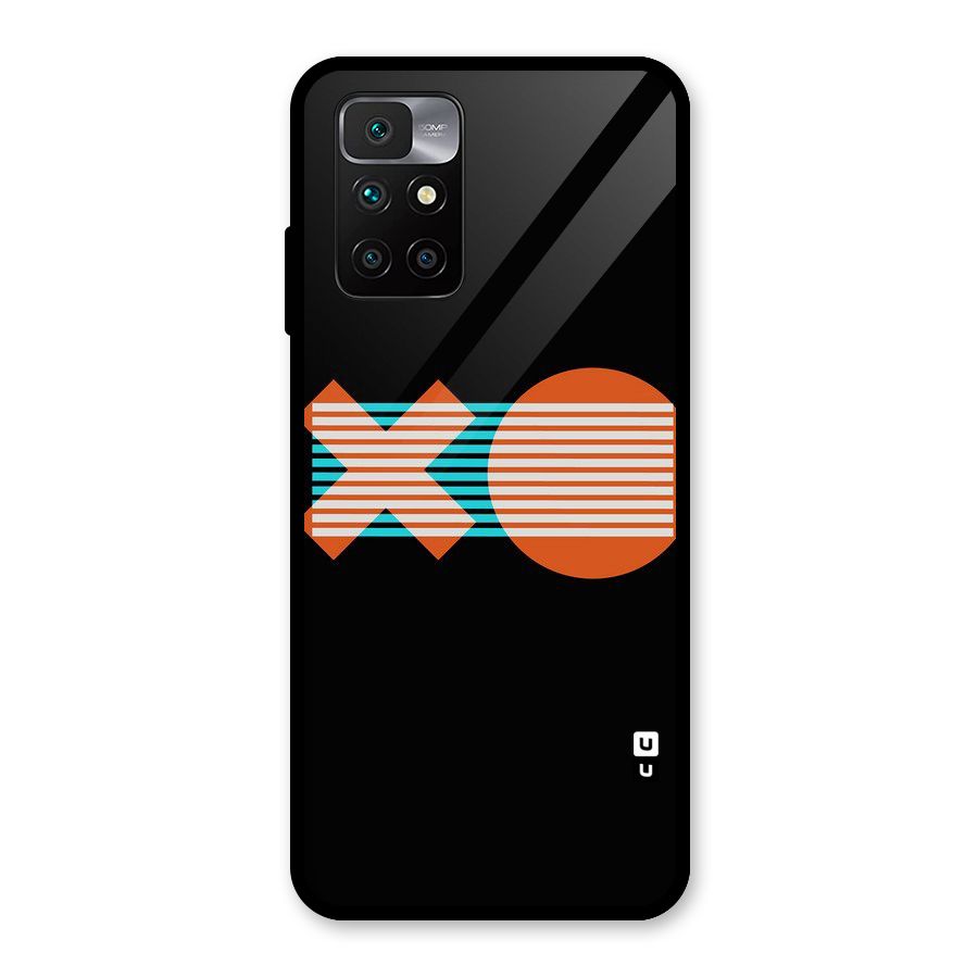 Minimal Art Glass Back Case for Redmi 10 Prime