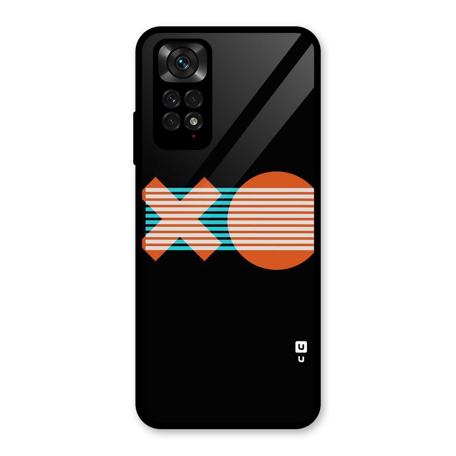 Minimal Art Glass Back Case for Redmi Note 11