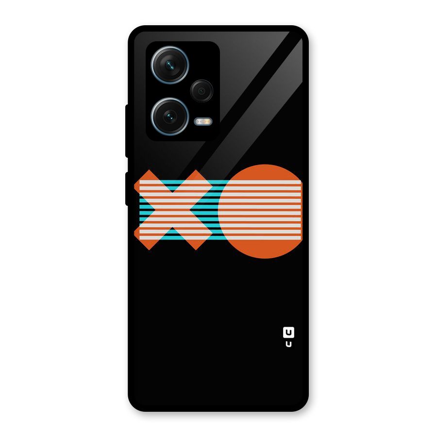 Minimal Art Glass Back Case for Redmi Note 12 Pro Plus 5G