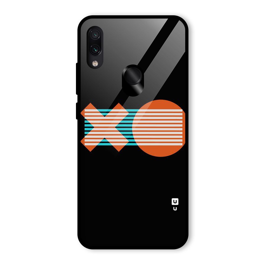 Minimal Art Glass Back Case for Redmi Note 7 Pro