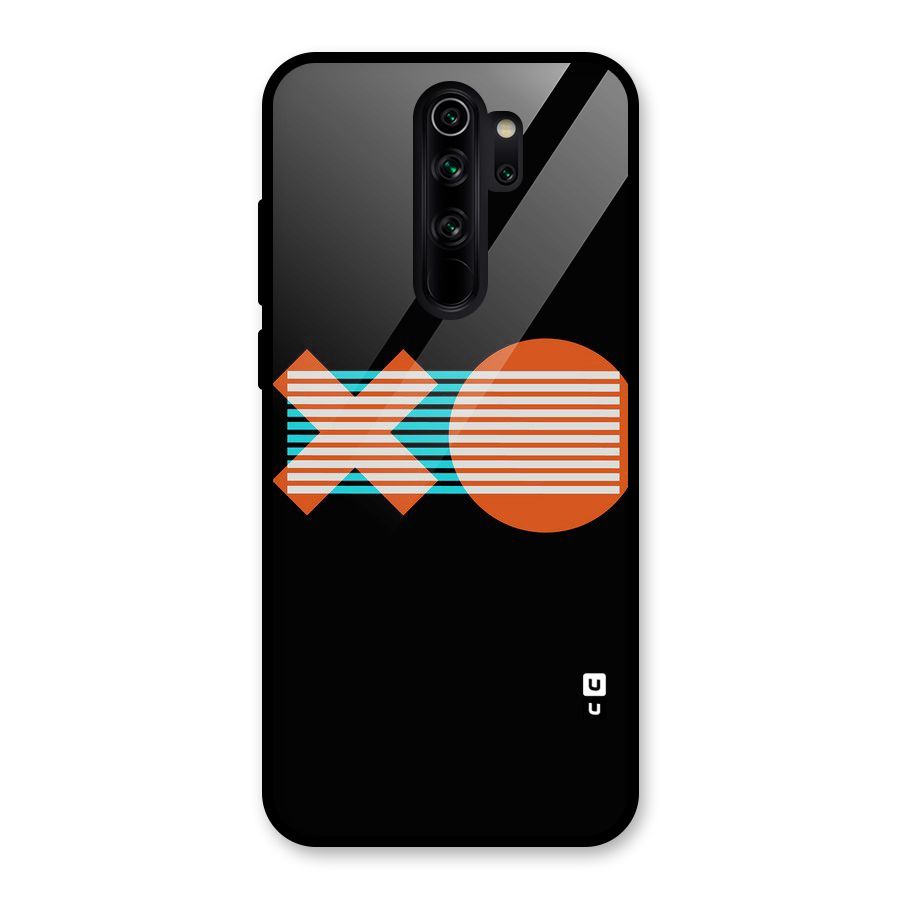 Minimal Art Glass Back Case for Redmi Note 8 Pro
