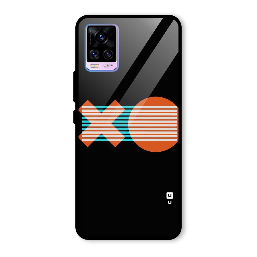 Minimal Art Glass Back Case for Vivo V20 Pro