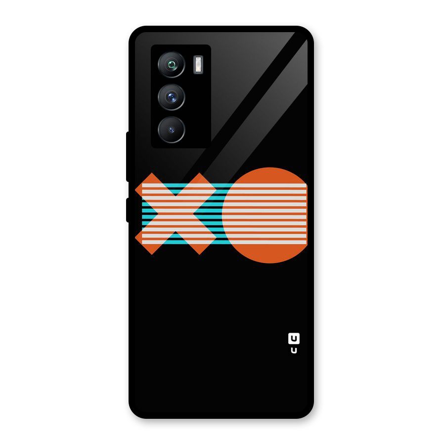 Minimal Art Glass Back Case for Vivo iQOO 9 SE