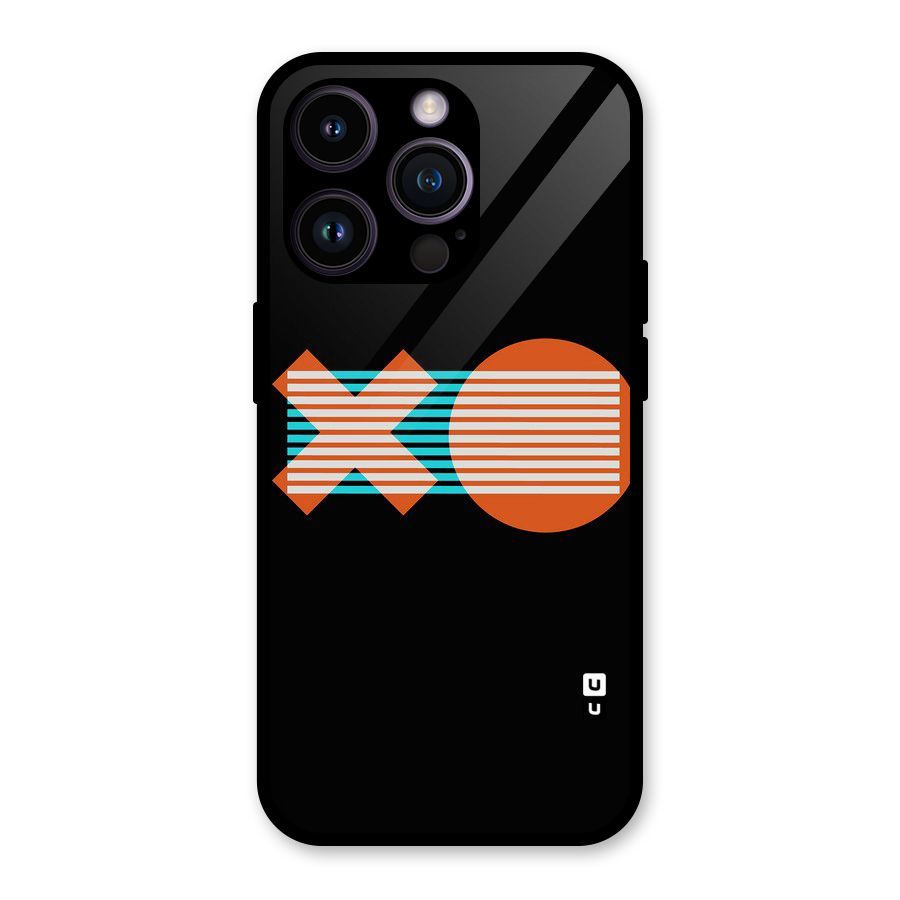 Minimal Art Glass Back Case for iPhone 14 Pro