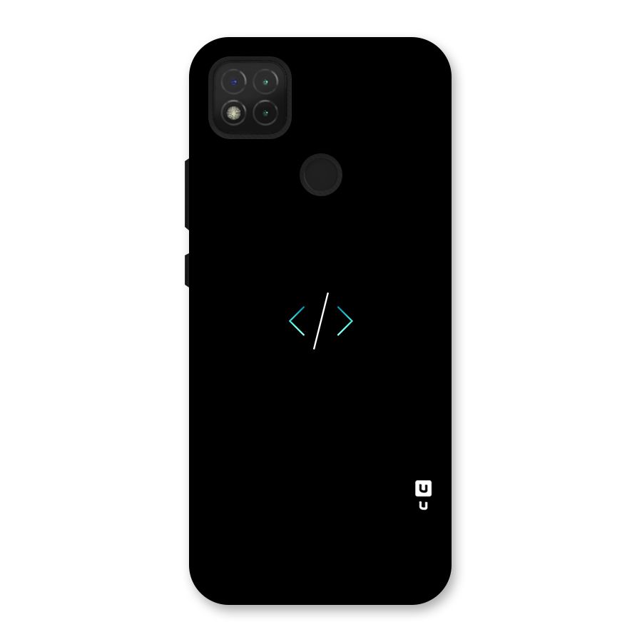 Minimal Dark Coding Back Case for Redmi 9