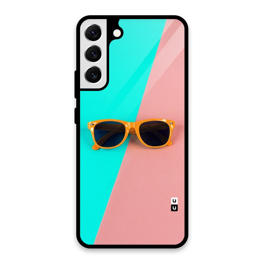 Minimal Glasses Glass Back Case for Galaxy S22 Plus 5G
