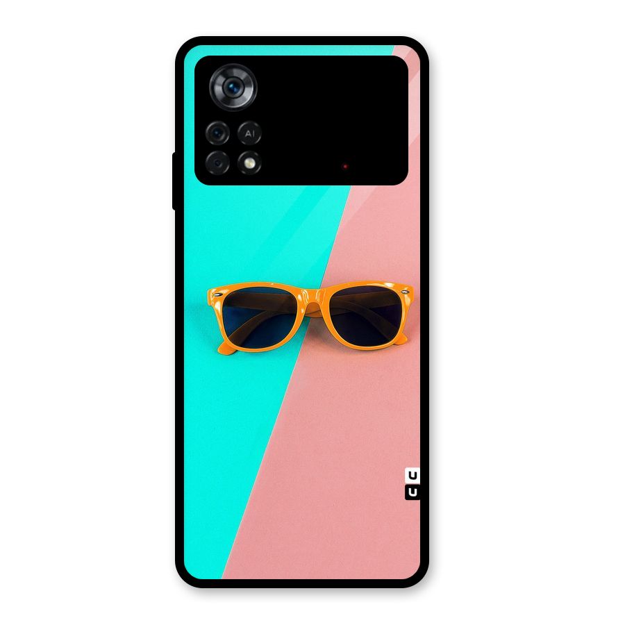 Minimal Glasses Glass Back Case for Poco X4 Pro 5G