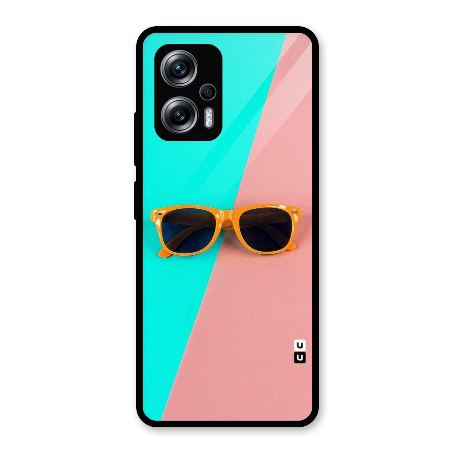 Minimal Glasses Glass Back Case for Redmi K50i