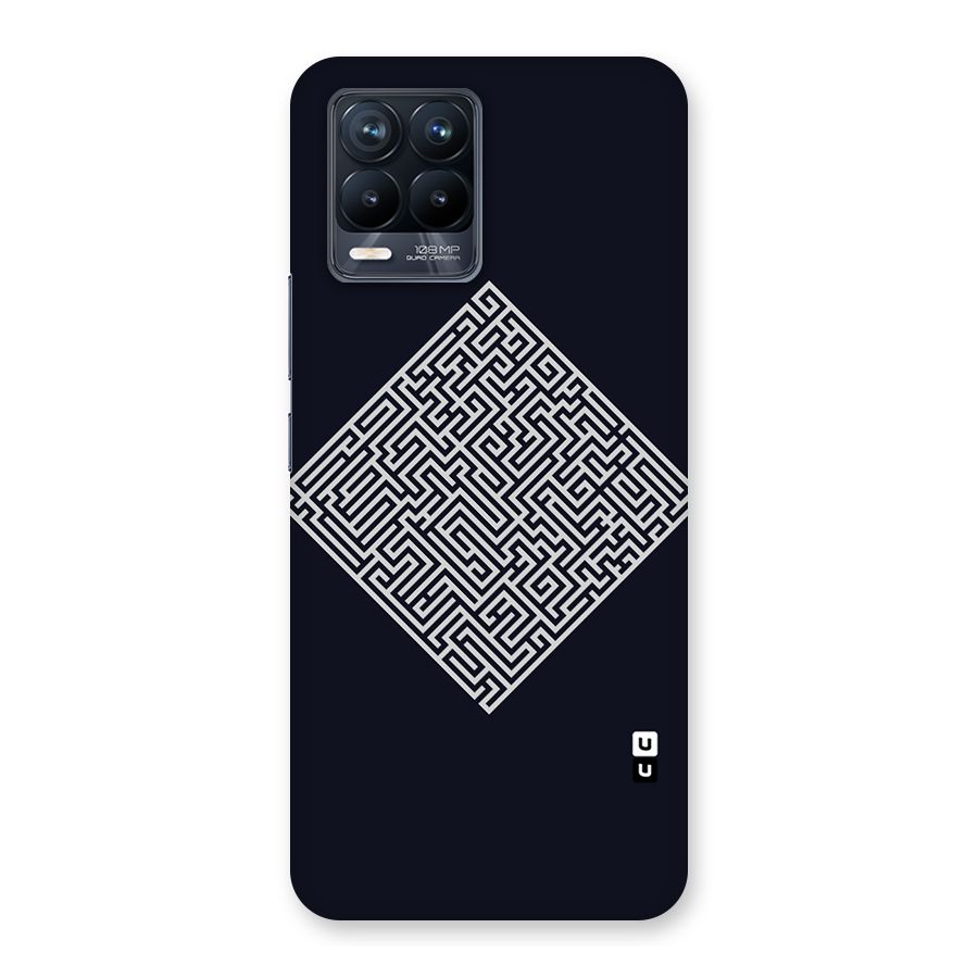 Minimal Maze Pattern Back Case for Realme 8 Pro