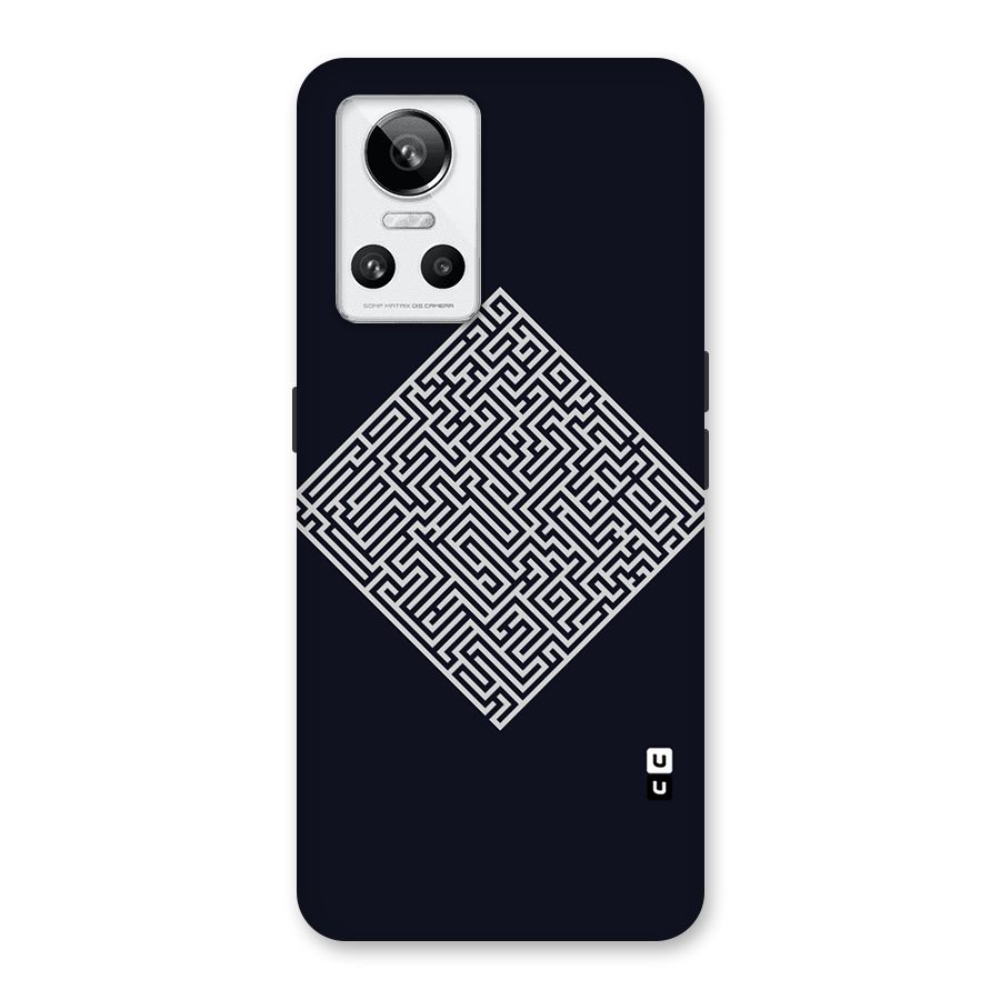Minimal Maze Pattern Back Case for Realme GT Neo 3