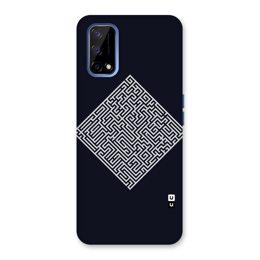 Minimal Maze Pattern Back Case for Realme Narzo 30 Pro