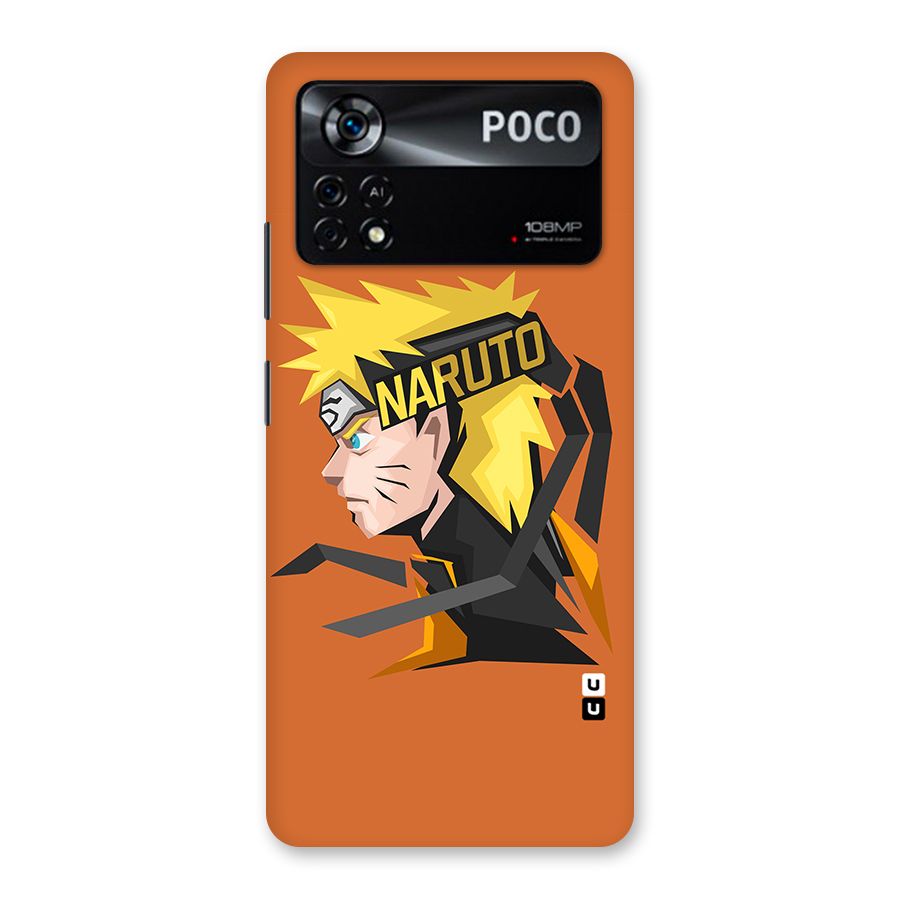 Minimal Naruto Artwork Back Case for Poco X4 Pro 5G