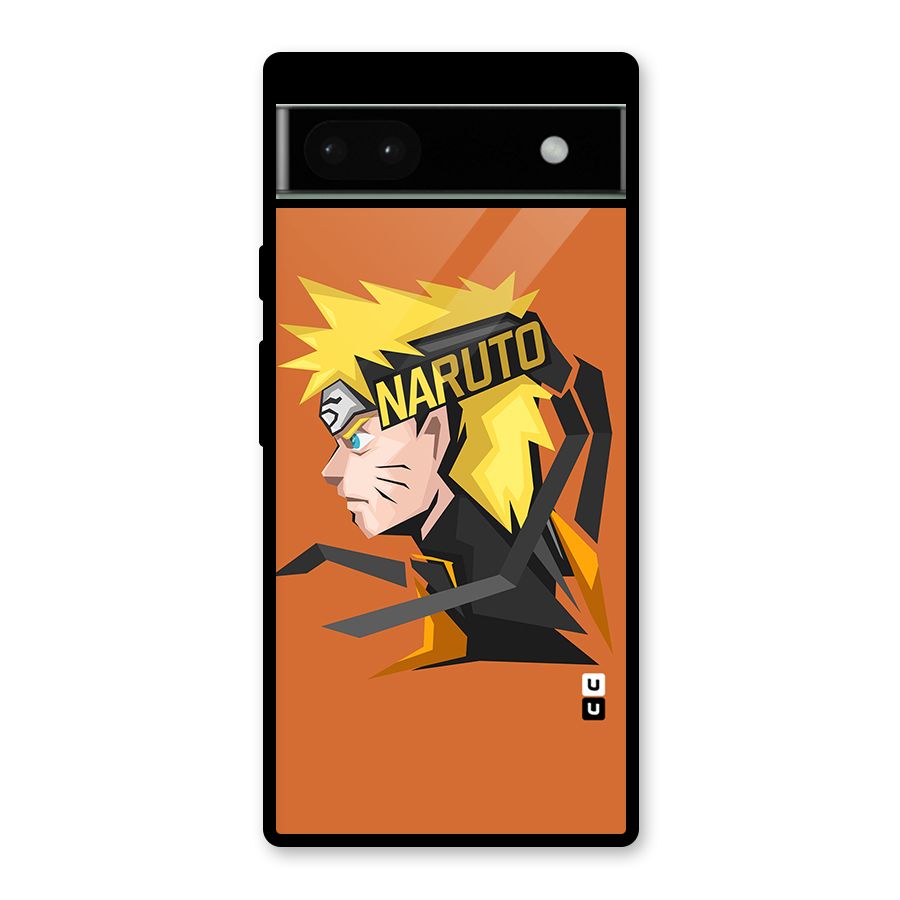 Minimal Naruto Artwork Glass Back Case for Google Pixel 6a