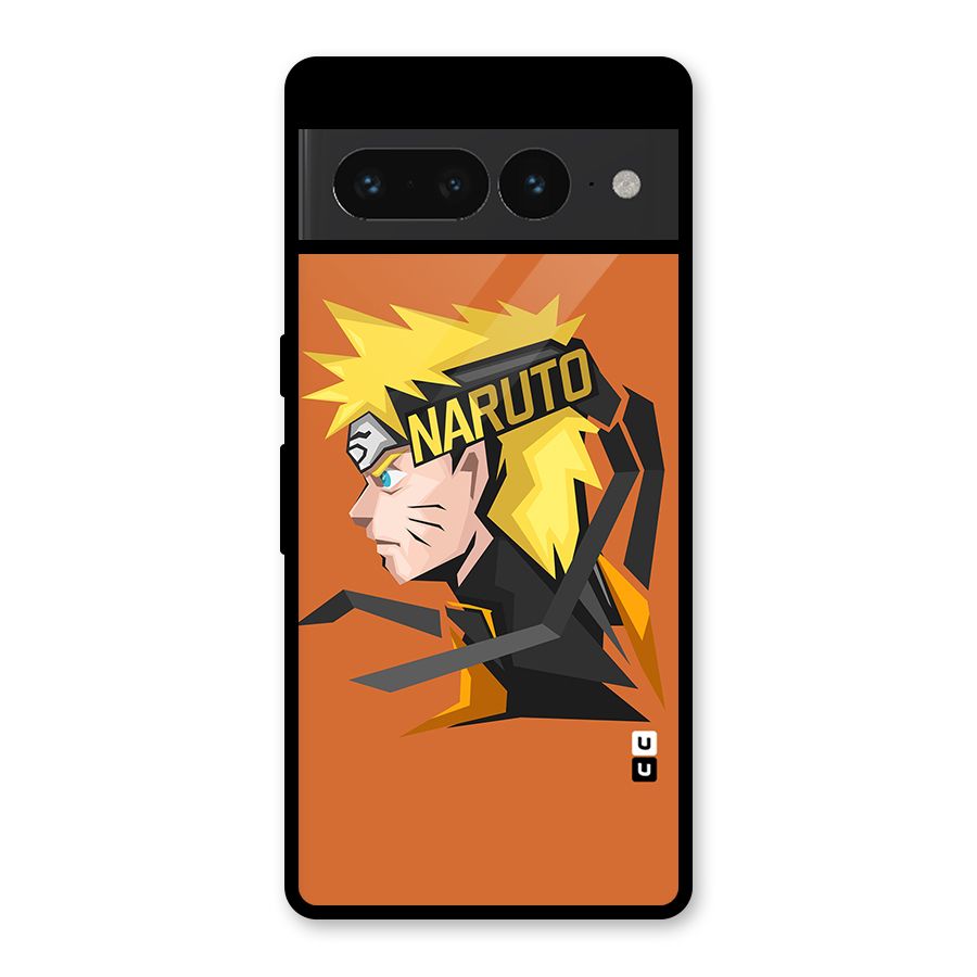 Minimal Naruto Artwork Glass Back Case for Google Pixel 7 Pro