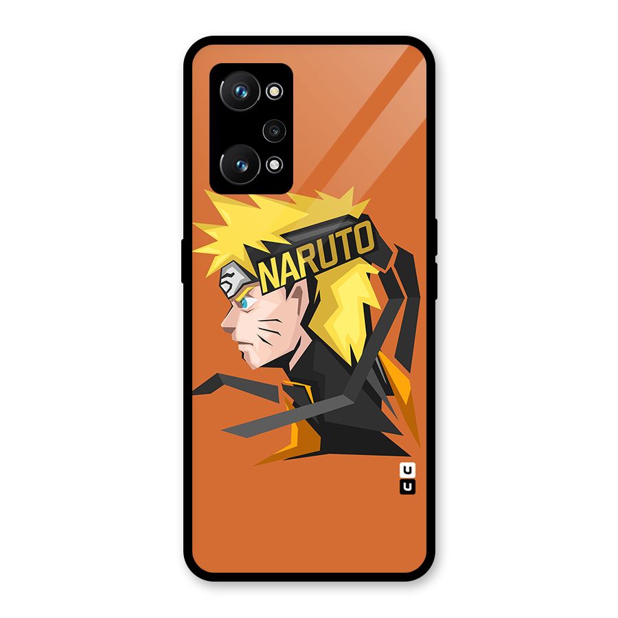 Minimal Naruto Artwork Glass Back Case for Realme GT Neo 3T