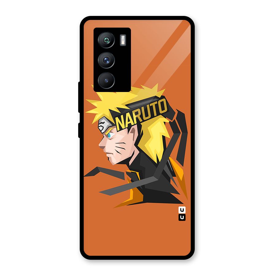 Minimal Naruto Artwork Glass Back Case for Vivo iQOO 9 SE