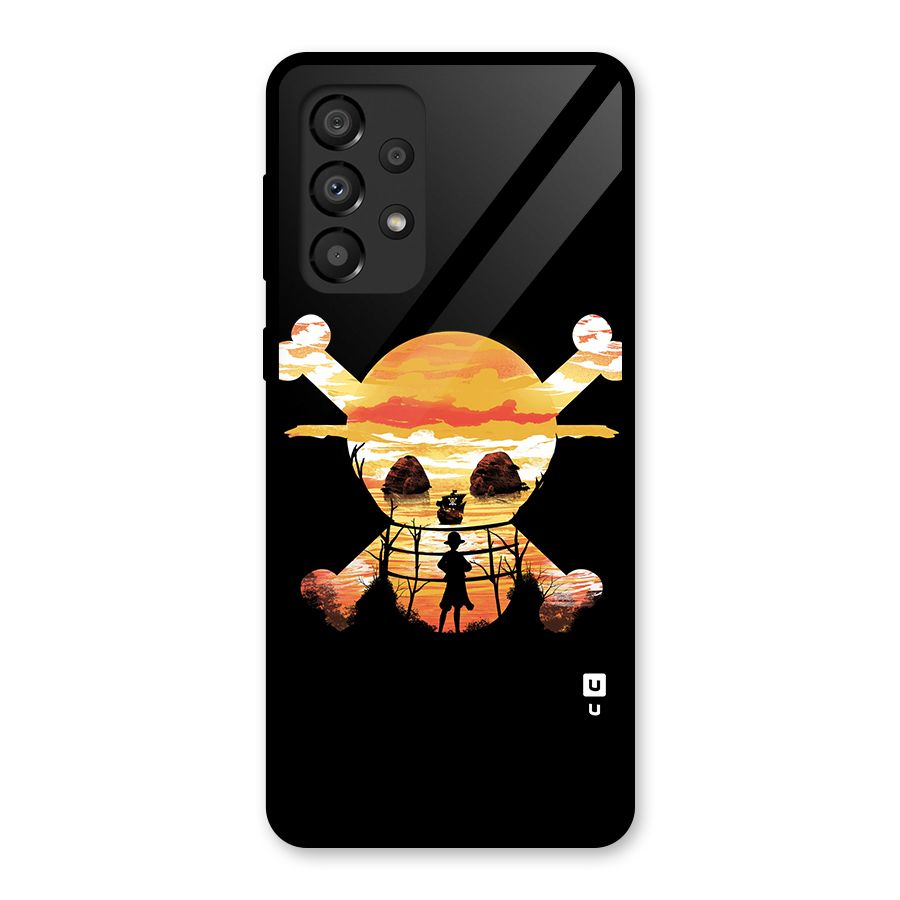 Minimal One Piece Glass Back Case for Galaxy A33 5G