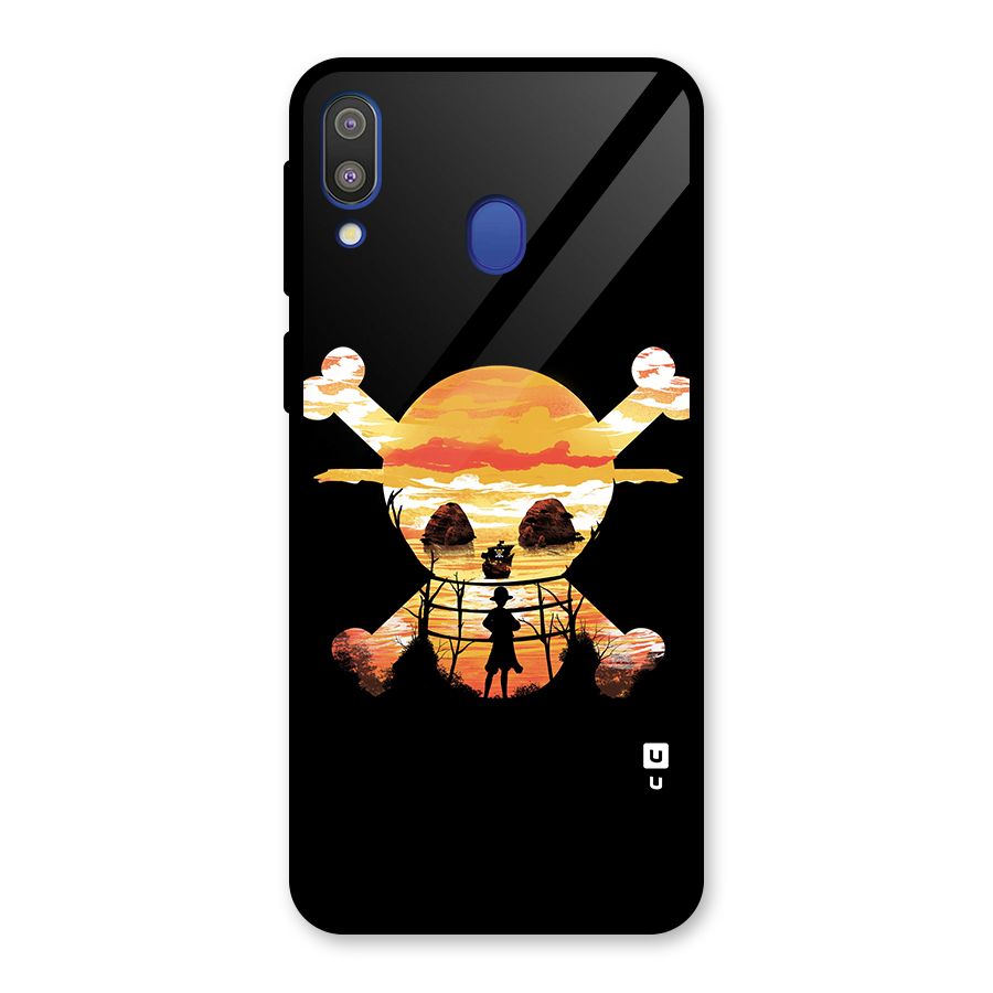 Minimal One Piece Glass Back Case for Galaxy M20
