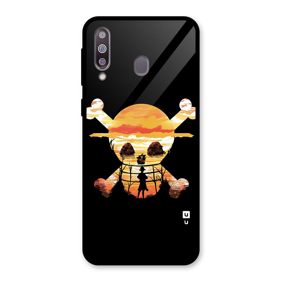 Minimal One Piece Glass Back Case for Galaxy M30