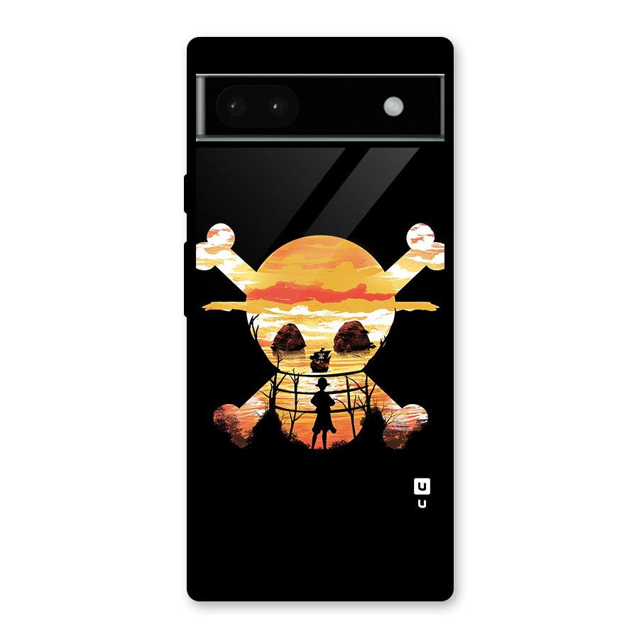 Minimal One Piece Glass Back Case for Google Pixel 6a