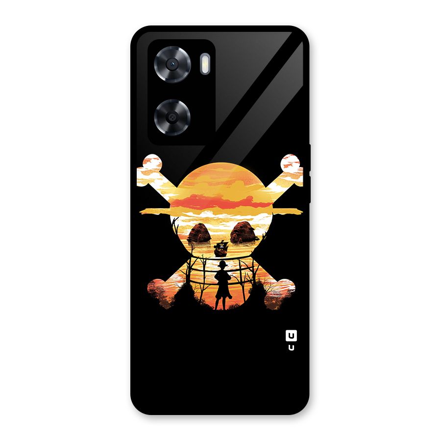 Minimal One Piece Glass Back Case for Oppo A57 2022
