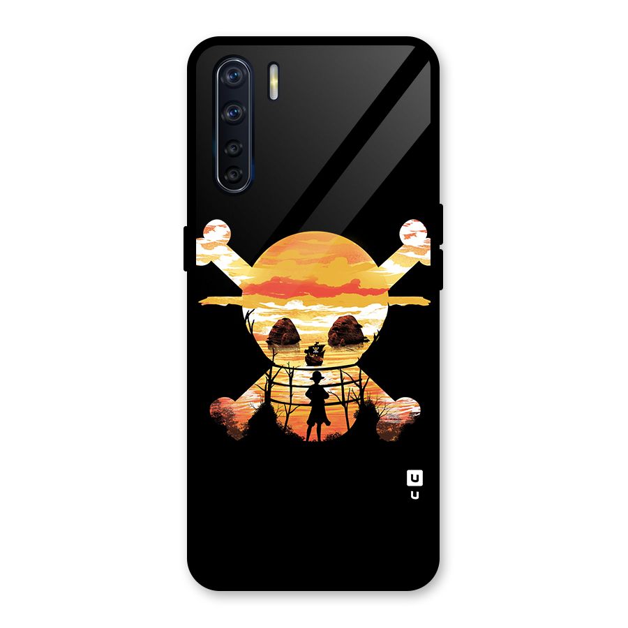 Minimal One Piece Glass Back Case for Oppo F15