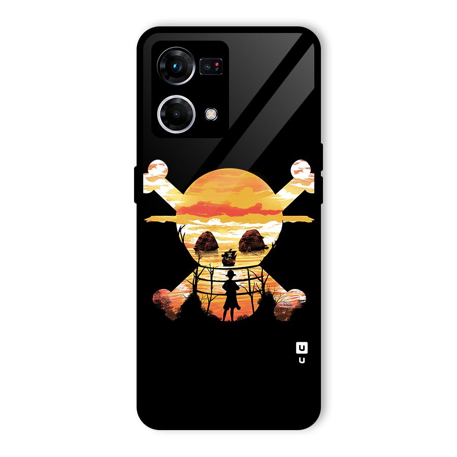 Minimal One Piece Glass Back Case for Oppo F21s Pro 4G