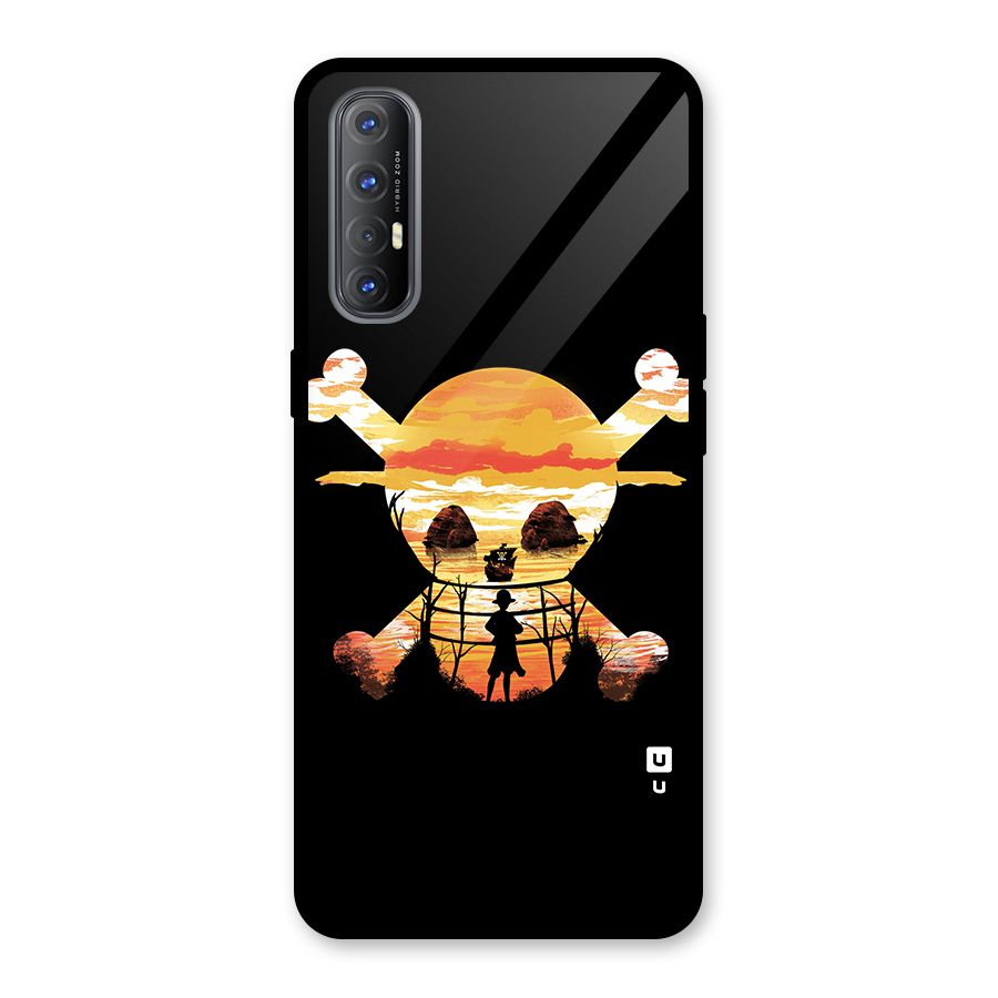Minimal One Piece Glass Back Case for Oppo Reno3 Pro