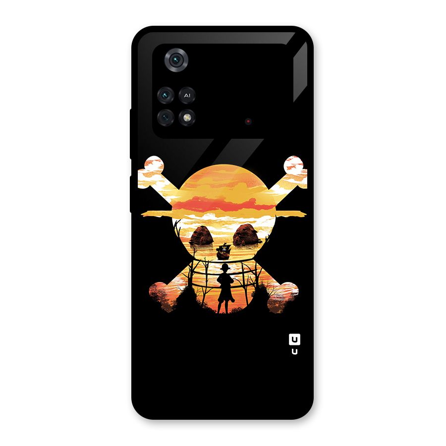 Minimal One Piece Glass Back Case for Poco M4 Pro 4G