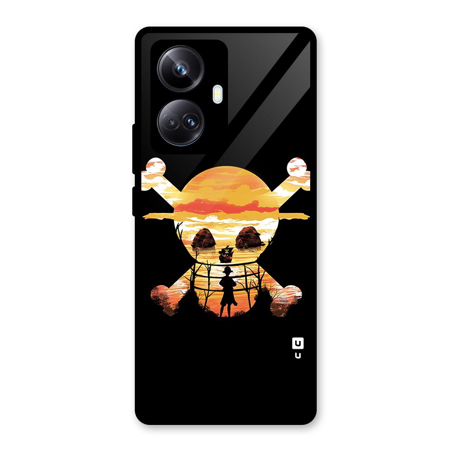Minimal One Piece Glass Back Case for Realme 10 Pro Plus