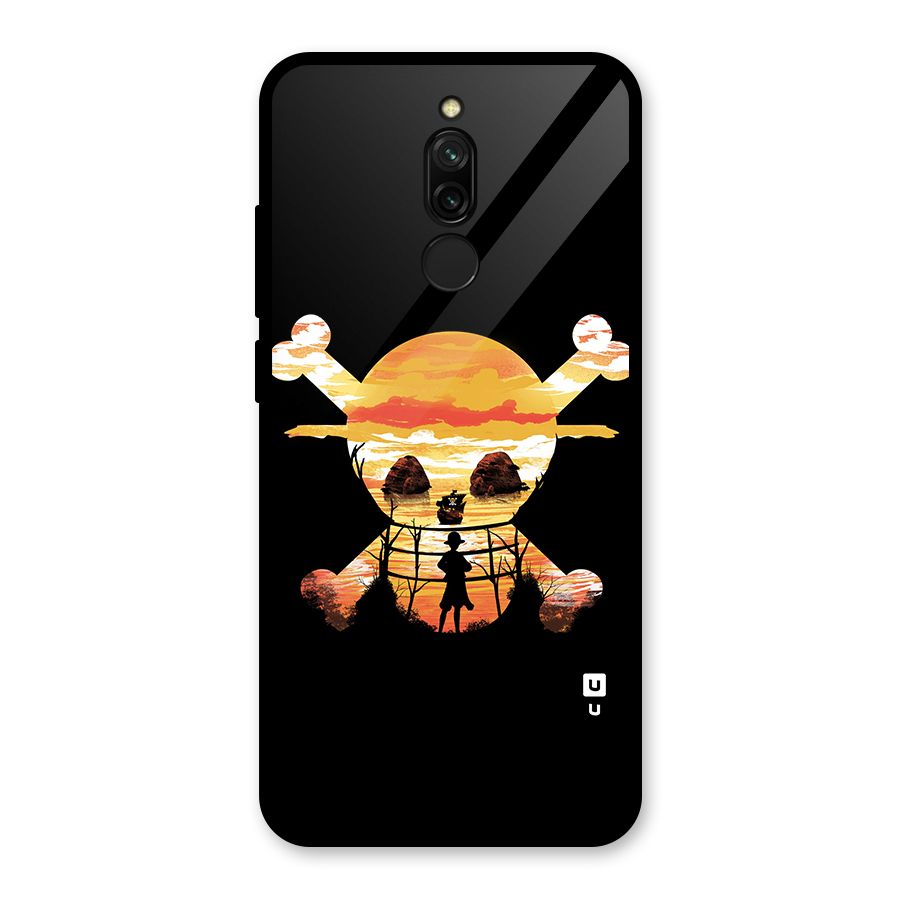 Minimal One Piece Glass Back Case for Redmi 8