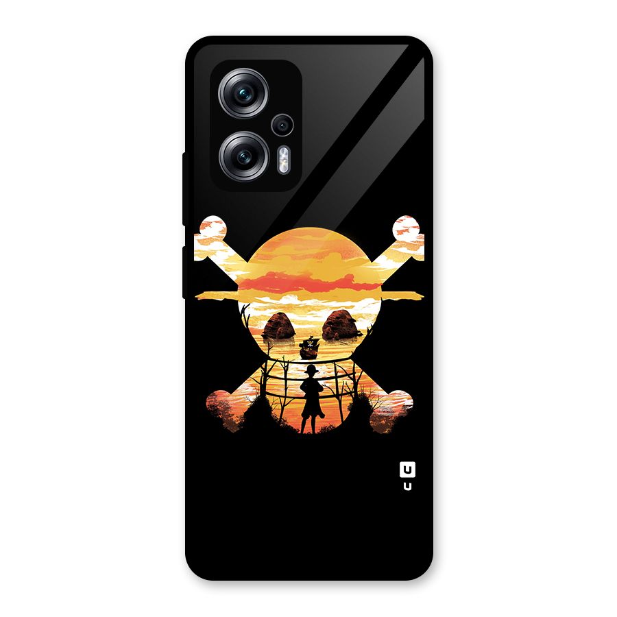 Minimal One Piece Glass Back Case for Redmi K50i