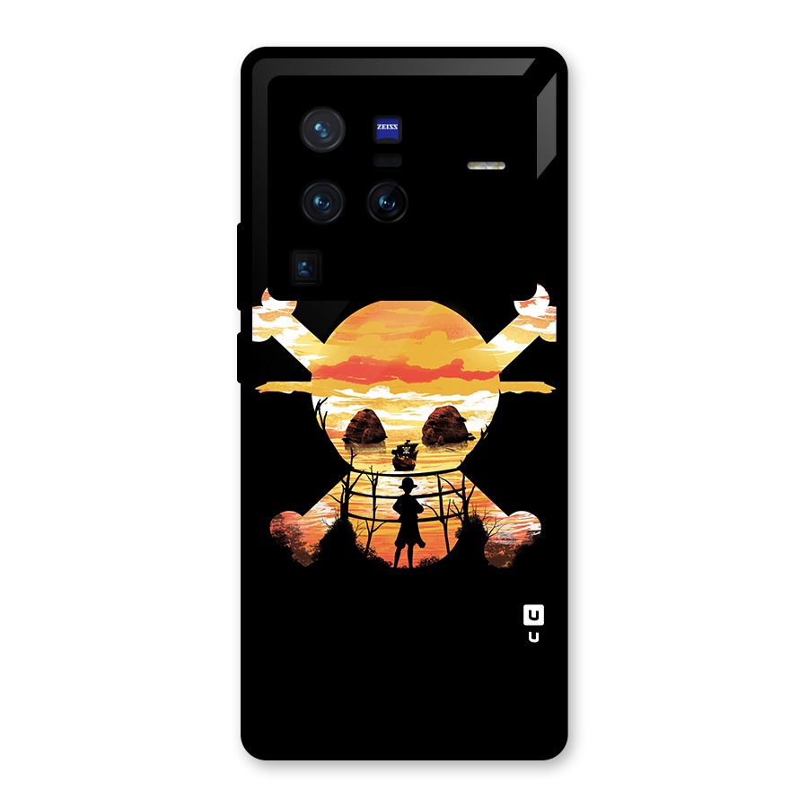 Minimal One Piece Glass Back Case for Vivo X80 Pro