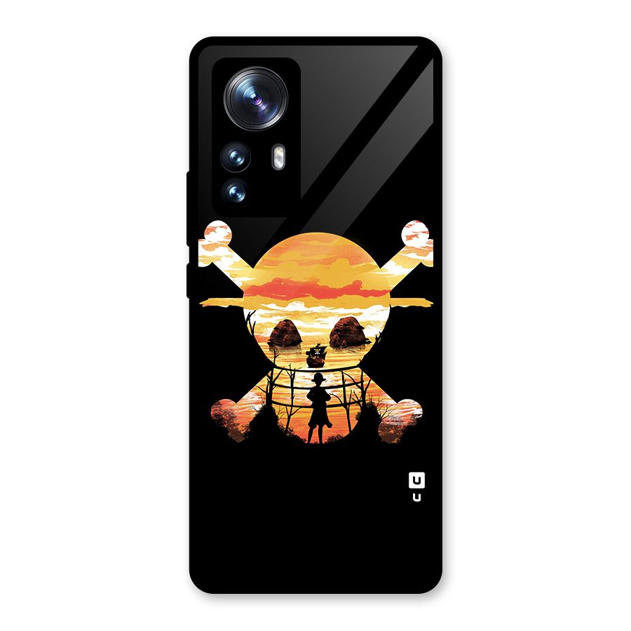 Minimal One Piece Glass Back Case for Xiaomi 12 Pro