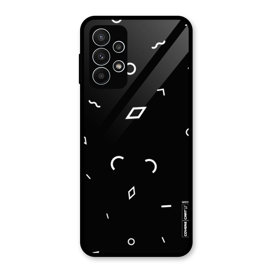 Minimal Shapes Glass Back Case for Galaxy A23