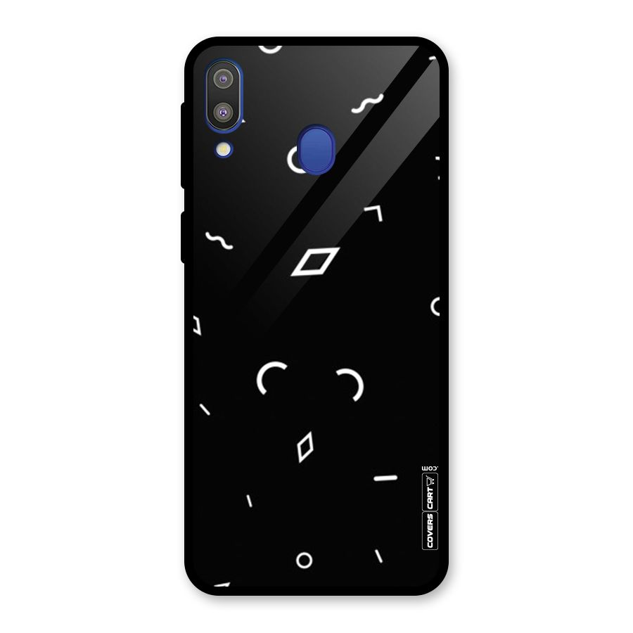Minimal Shapes Glass Back Case for Galaxy M20