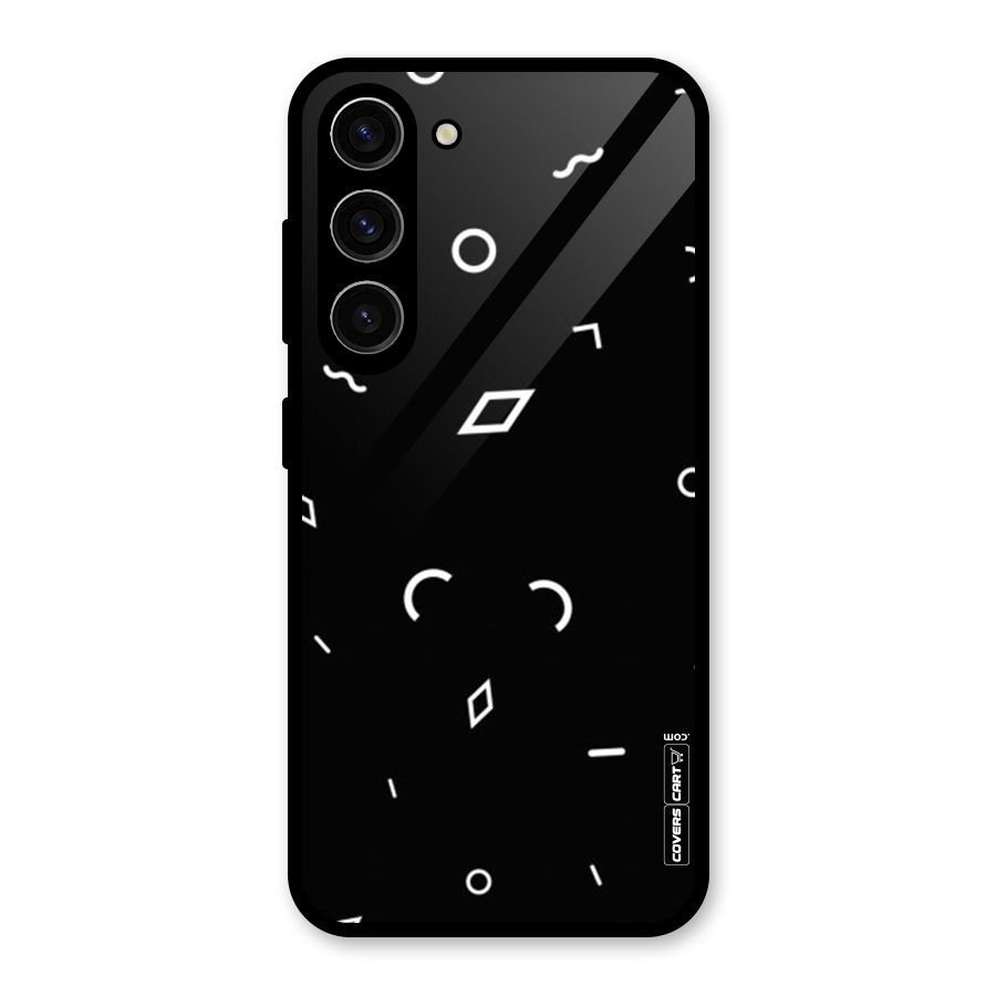 Minimal Shapes Glass Back Case for Galaxy S23