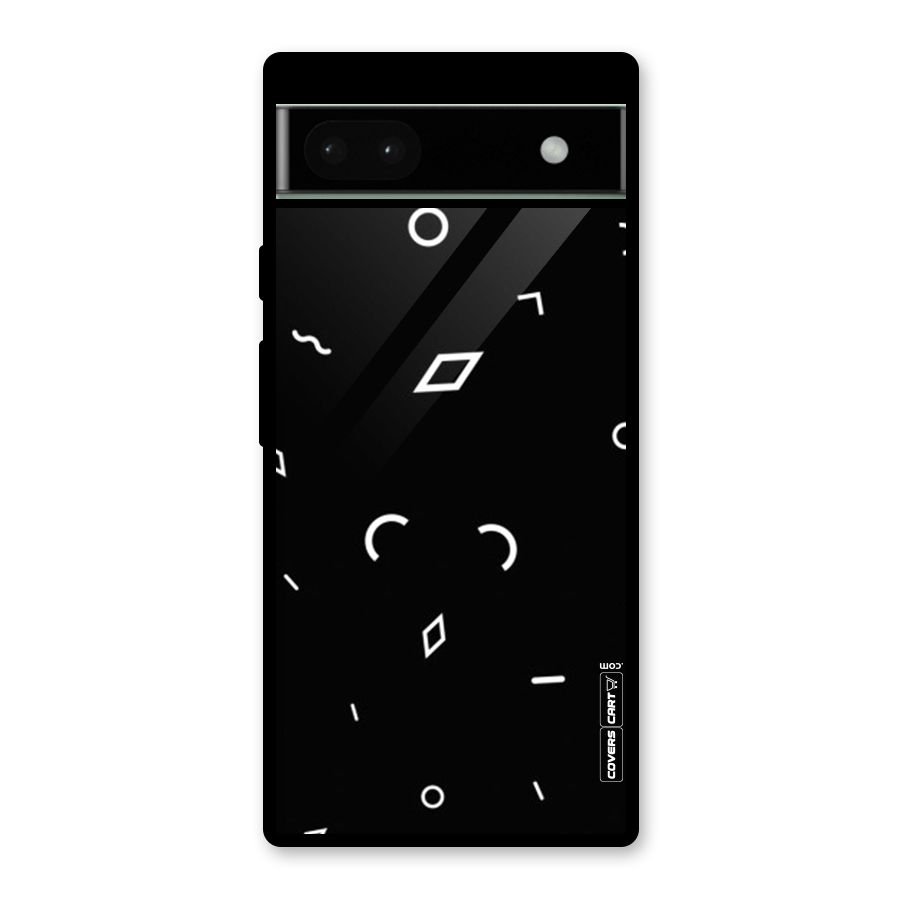 Minimal Shapes Glass Back Case for Google Pixel 6a