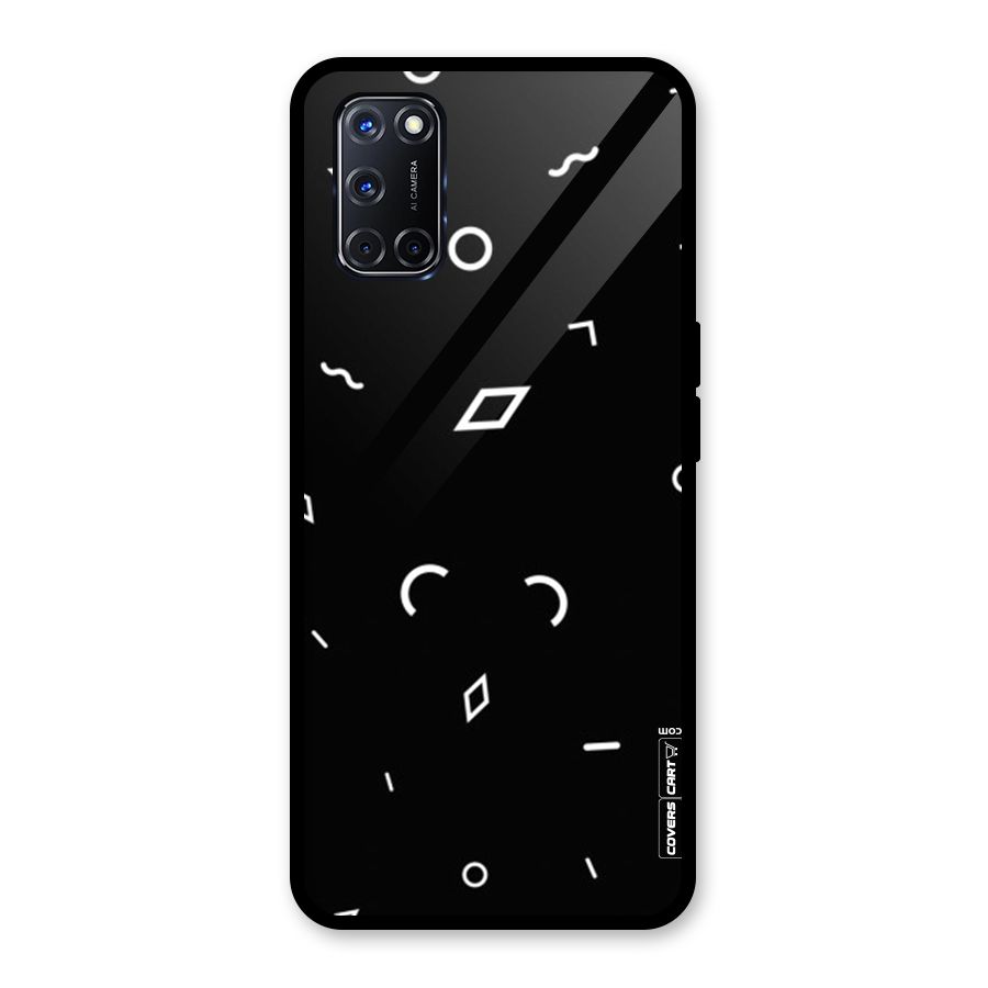 Minimal Shapes Glass Back Case for Oppo A52