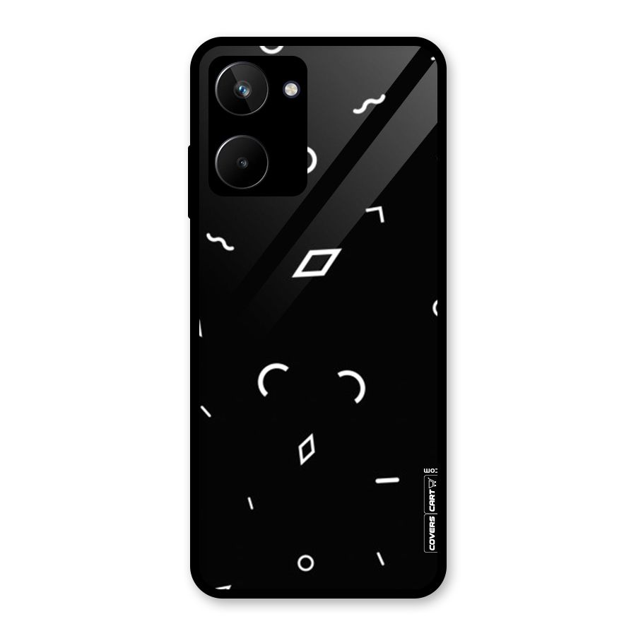 Minimal Shapes Glass Back Case for Realme 10