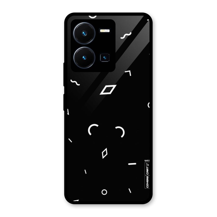 Minimal Shapes Glass Back Case for Vivo Y35