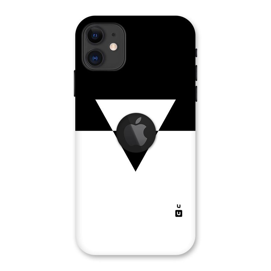 Minimal Triangle Back Case for iPhone 11 Logo Cut