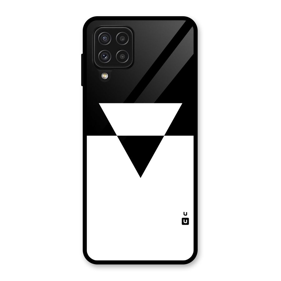 Minimal Triangle Glass Back Case for Galaxy A22 4G
