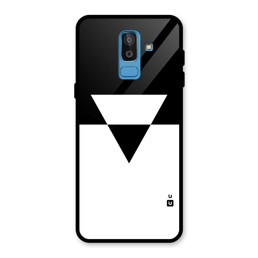 Minimal Triangle Glass Back Case for Galaxy J8